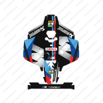 BMW Safety Car – Sticker for Mammotion Robotic Lawn Mowers Exact Designs