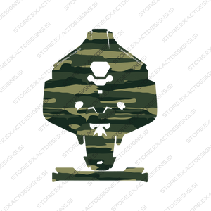 Camouflage Woodland – Sticker for Mammotion Robotic Lawn Mowers Exact Designs