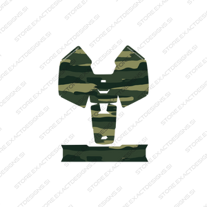 Camouflage Woodland – Sticker for Mammotion Robotic Lawn Mowers Exact Designs
