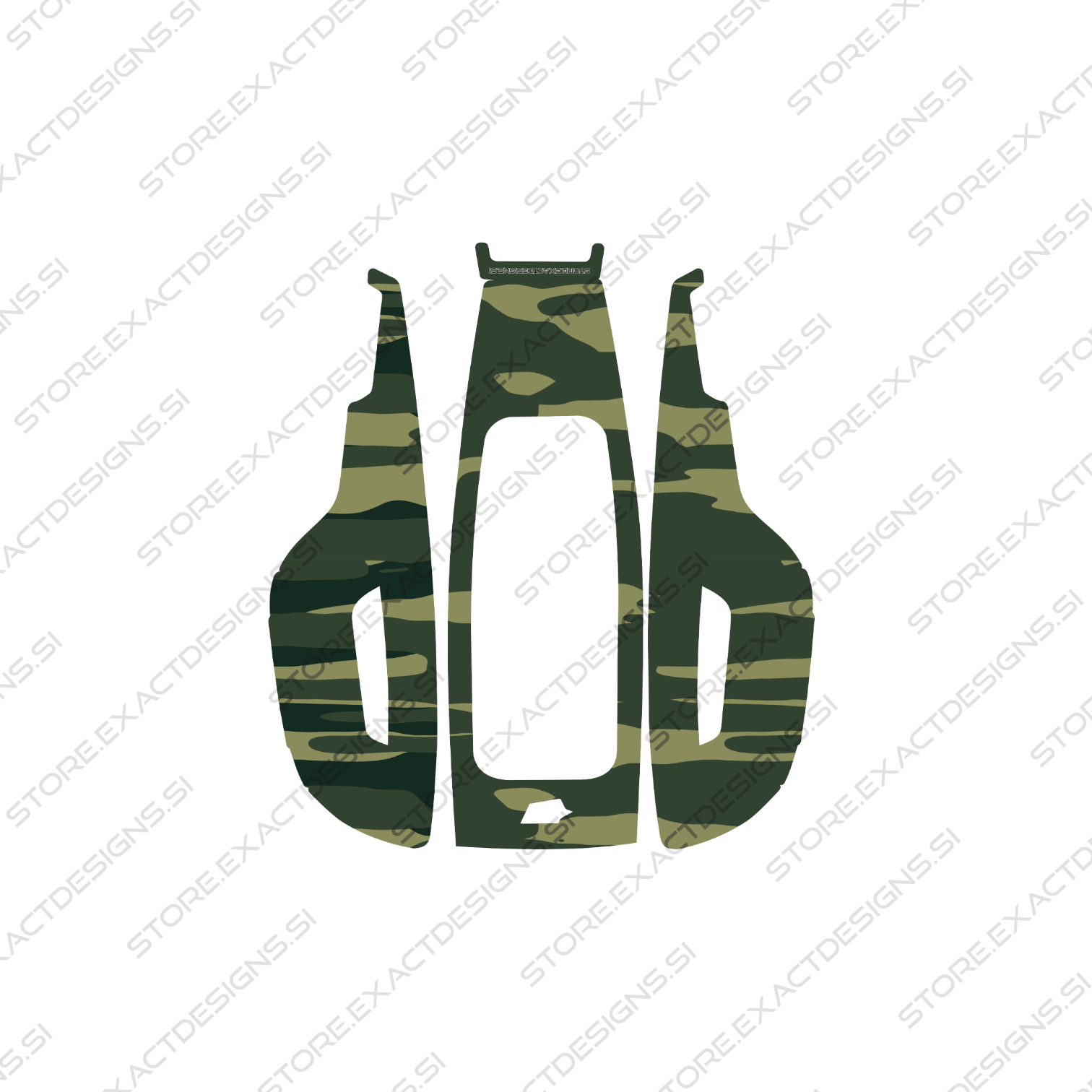 Camouflage Woodland – Sticker for Mammotion Robotic Lawn Mowers Exact Designs