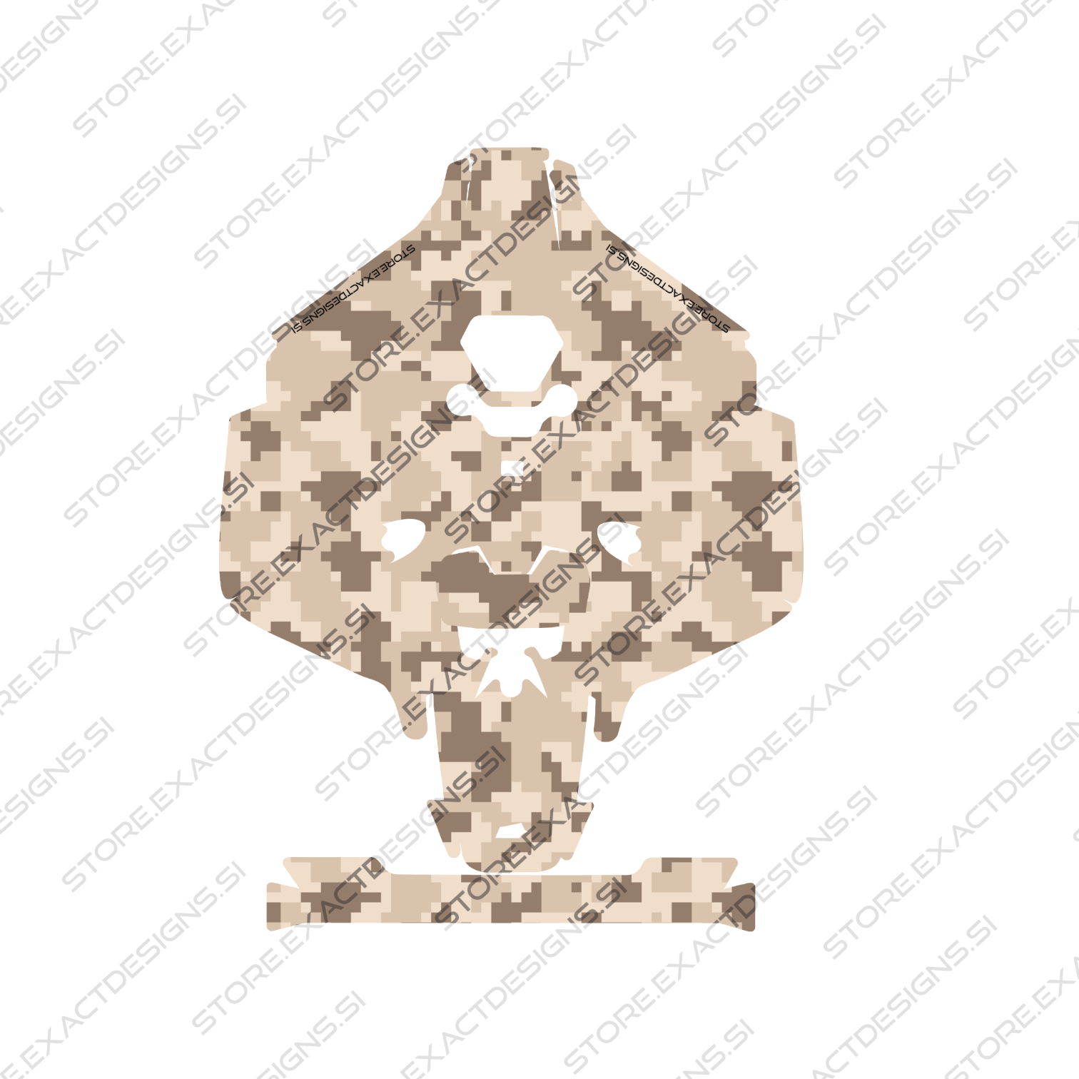 Camouflage Desert – Aufkleber für Mammotion Mähroboter Exact Designs