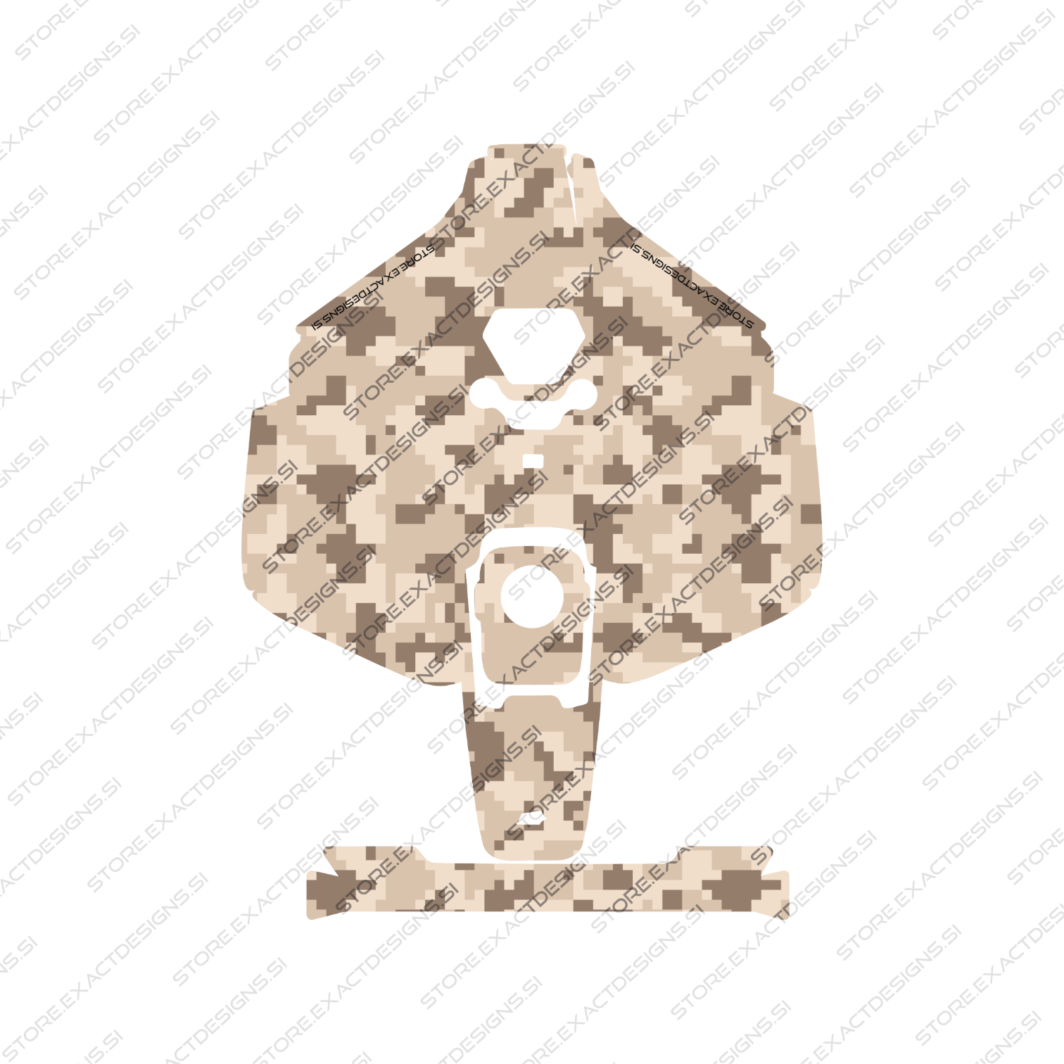 Camouflage Desert – Aufkleber für Mammotion Mähroboter Exact Designs