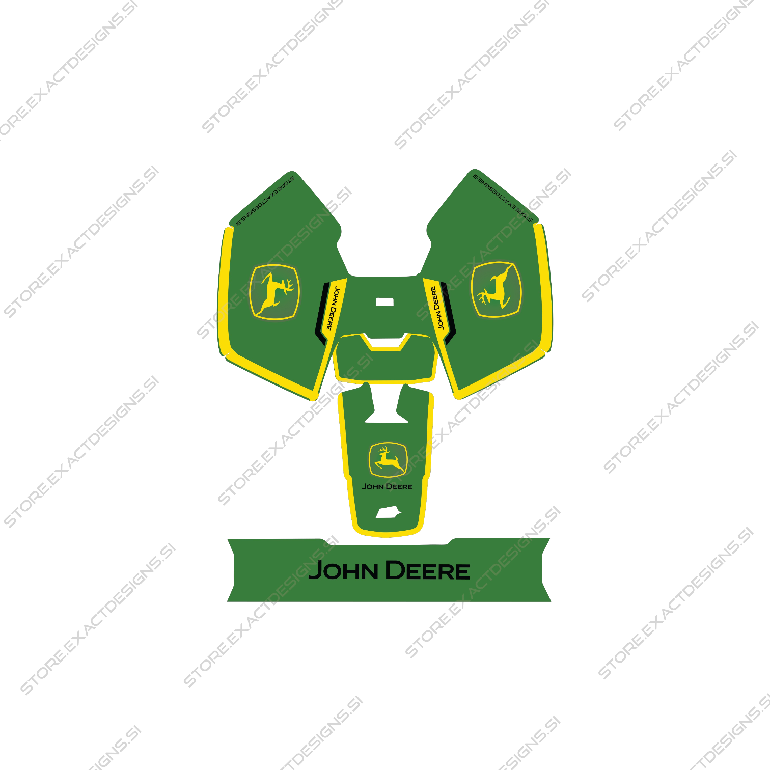 John Deere – Nalepka za Mammotion robotske kosilnice Exact Designs