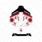 F1 Lucky Strike Honda – Aufkleber für Mammotion Mähroboter Exact Designs