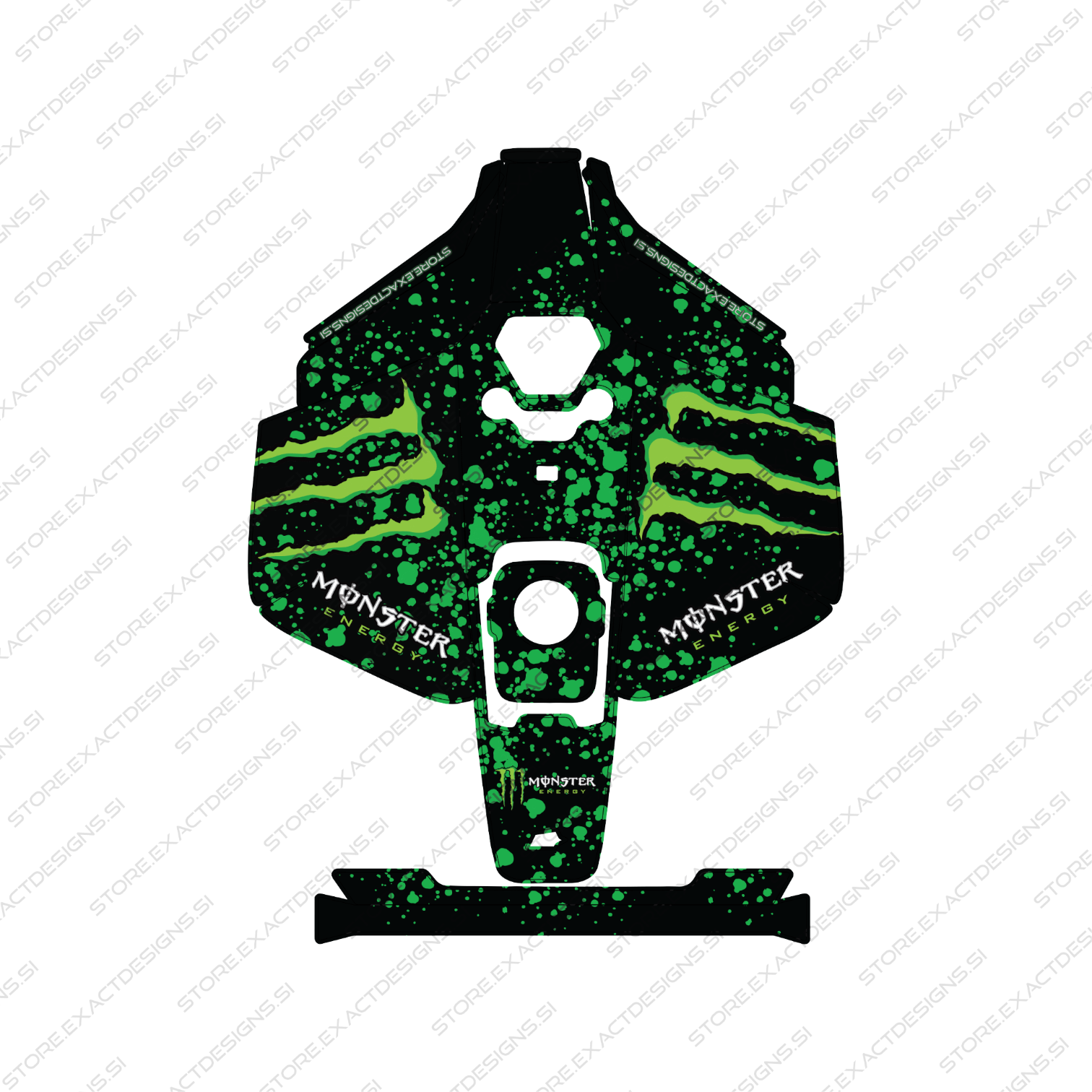 Monster Energy – Aufkleber für Mammotion Mähroboter Exact Designs