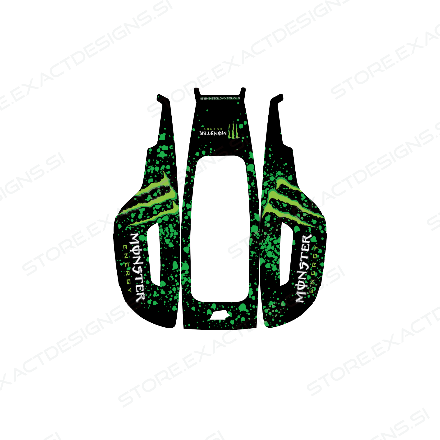Monster Energy – Sticker for Mammotion Robotic Lawn Mowers Exact Designs