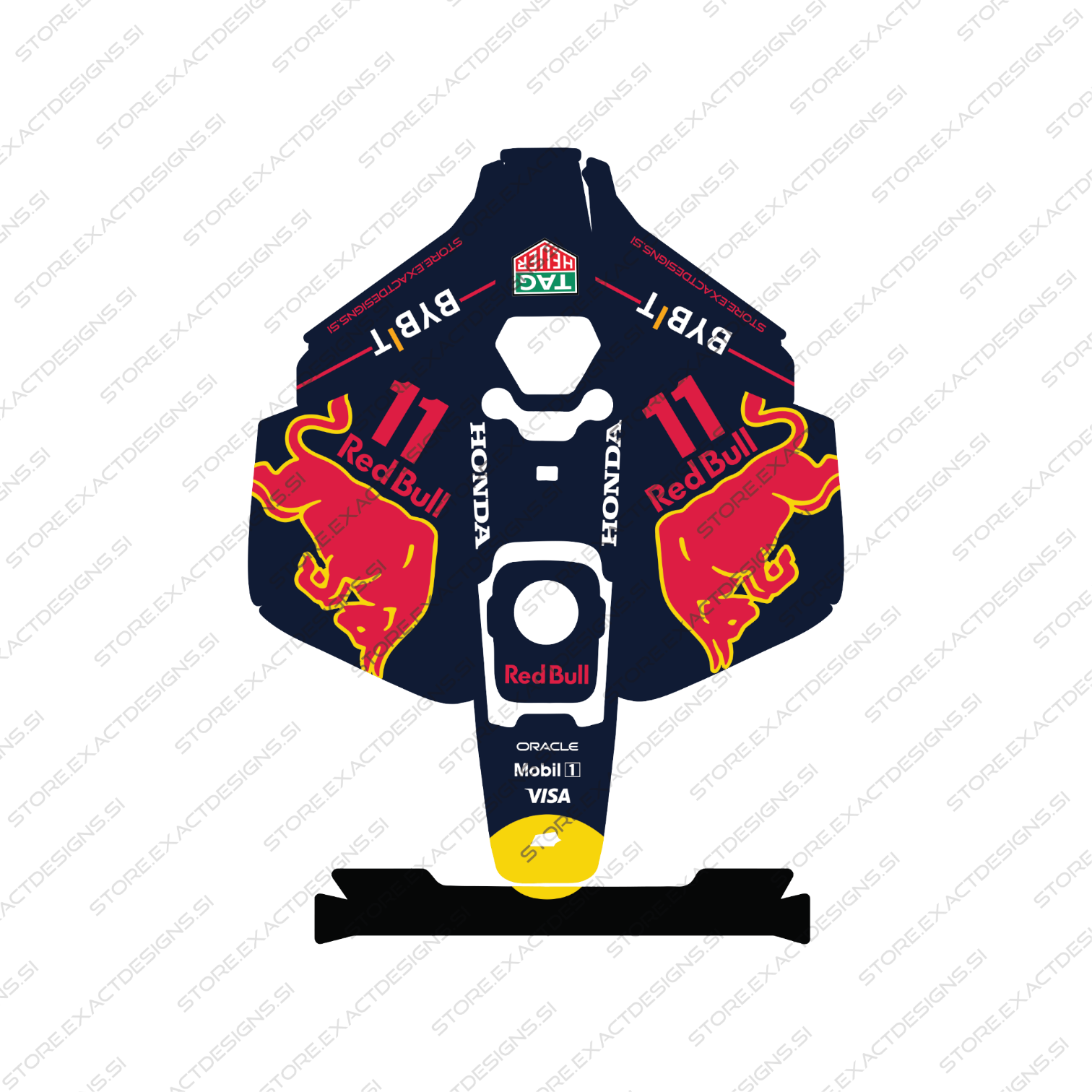 F1 Honda RB21 – Aufkleber für Mammotion Mähroboter Exact Designs