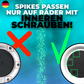 Radabdeckung mit Spikes für Mammotion Luba 2 / 2X