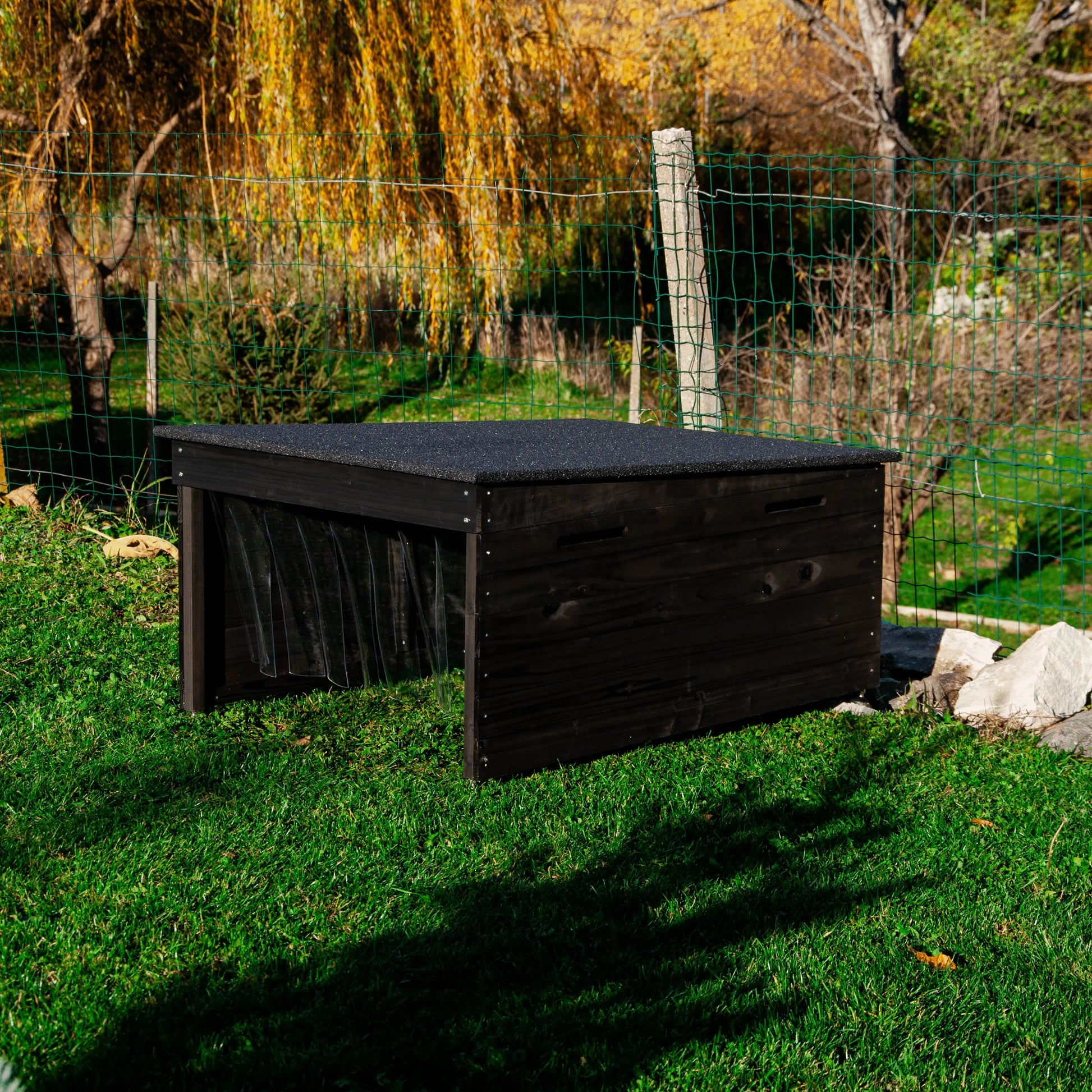 The Cube – Designer Robot Mower Garage - Exact Designs